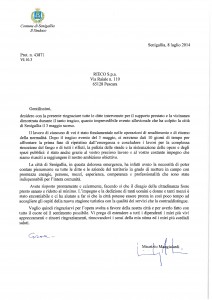 Lettera Comune Senigallia