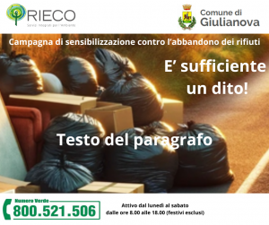 LOCANDINA ABBANDONO RIFIUTI